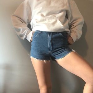 Rustler high waisted jean shorts